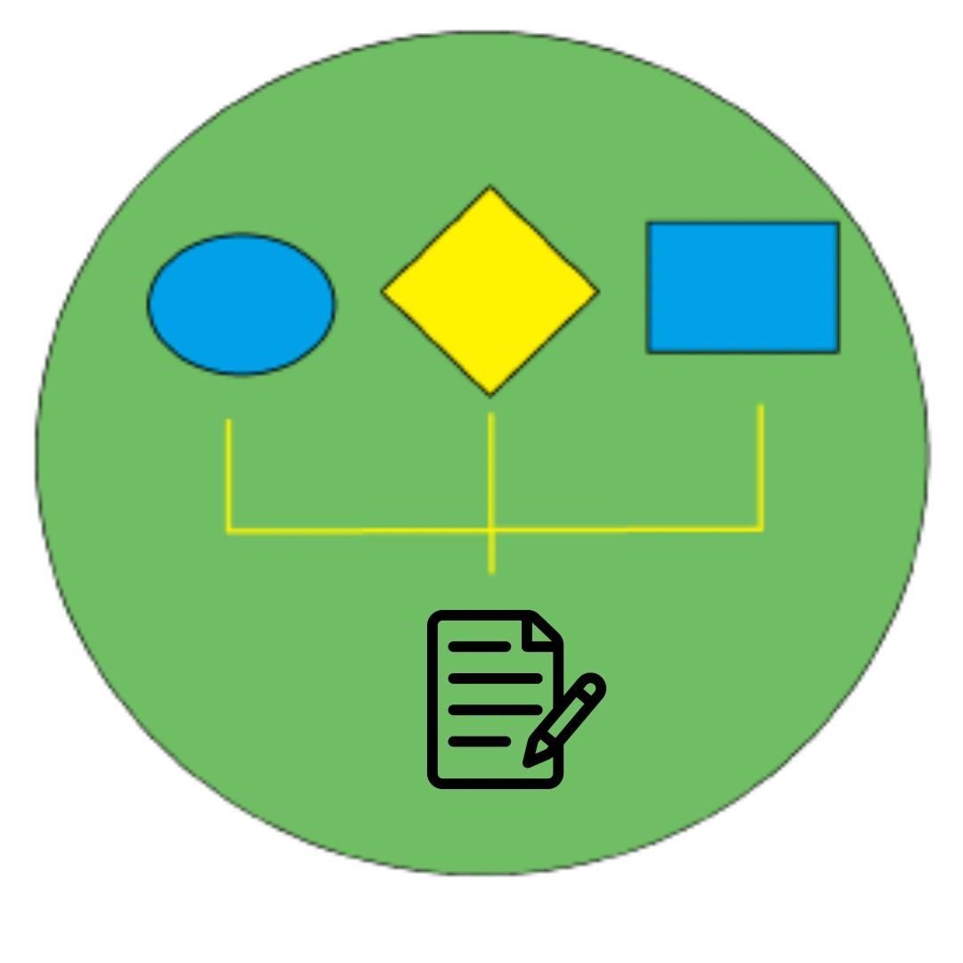 Workflow diagram and documentation icon
