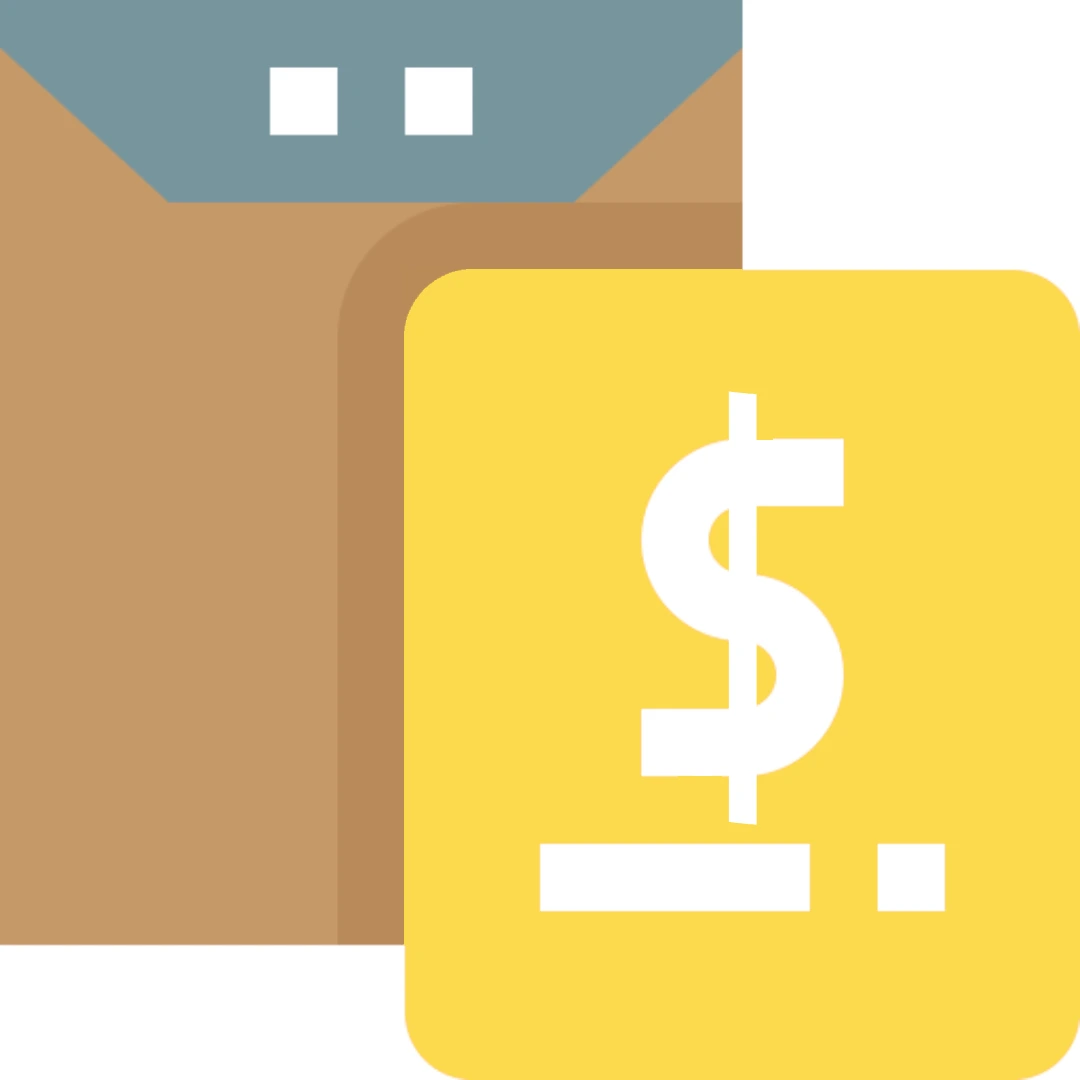 Online payment and billing icon