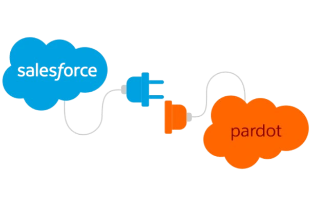 Salesforce and Pardot integration illustration